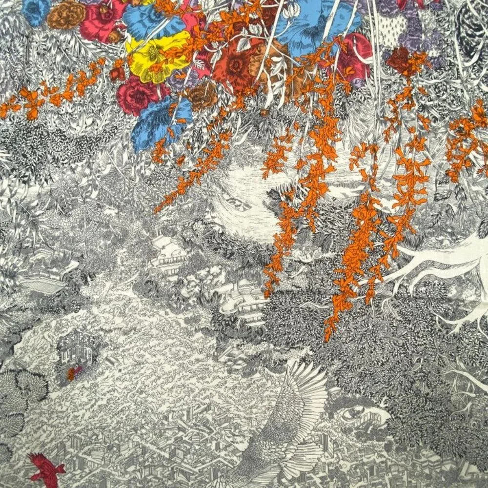 ★SOLD★ Hermes Kasisir Nature Return Scarf - Picture 6 of 8